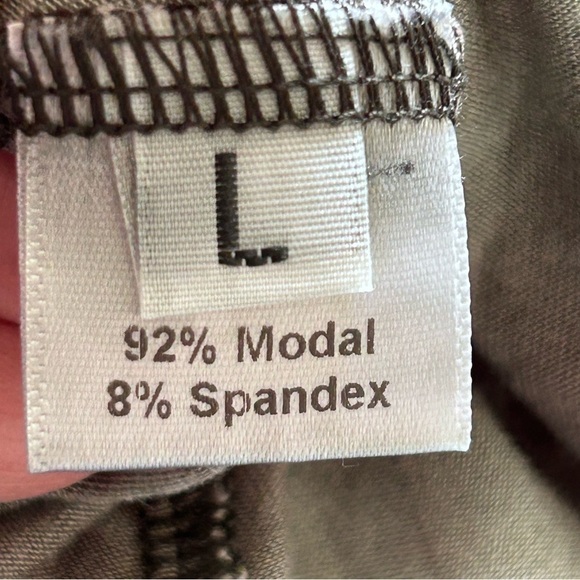 HODGES Women Tie Dye Maxi Skirt Large Olive Green Modal Blend Boho Hippie Fest - Picture 11 of 11